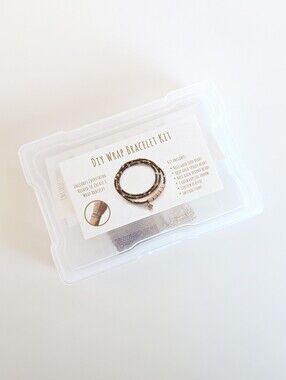 DIY Beaded Wrap Charm Bracelet Activity Kit - Rose Gold